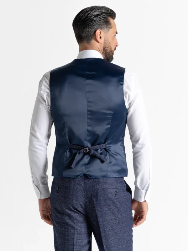 Charles - Blue Tweed Three Piece Suit 20 Charles - Blue Tweed Three Piece Suit