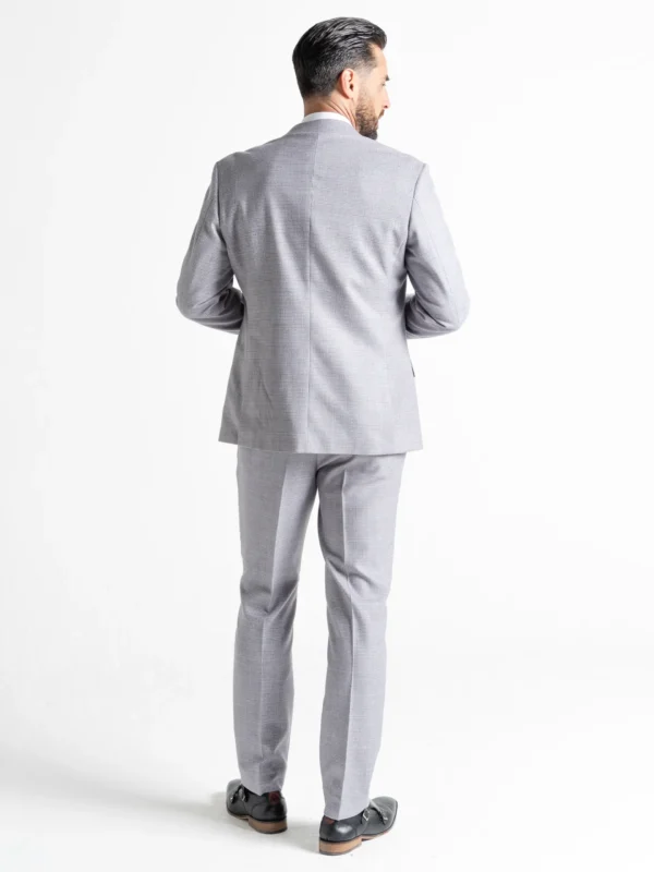 Charles - Soft Tweed Light Grey Three Piece Suit 14 Charles - Soft Tweed Light Grey Three Piece Suit