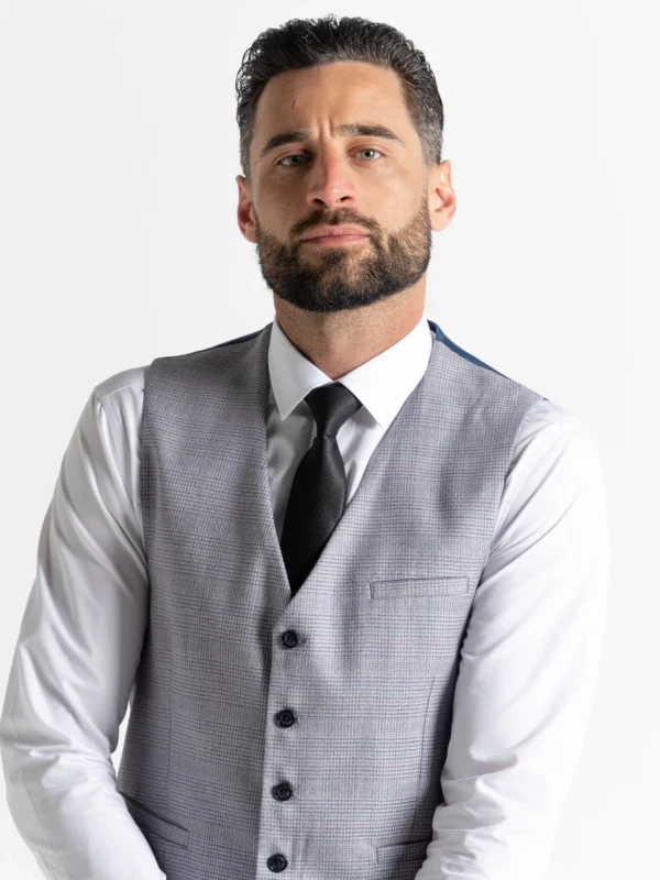 Charles - Soft Tweed Light Grey Three Piece Suit 18 Charles - Soft Tweed Light Grey Three Piece Suit