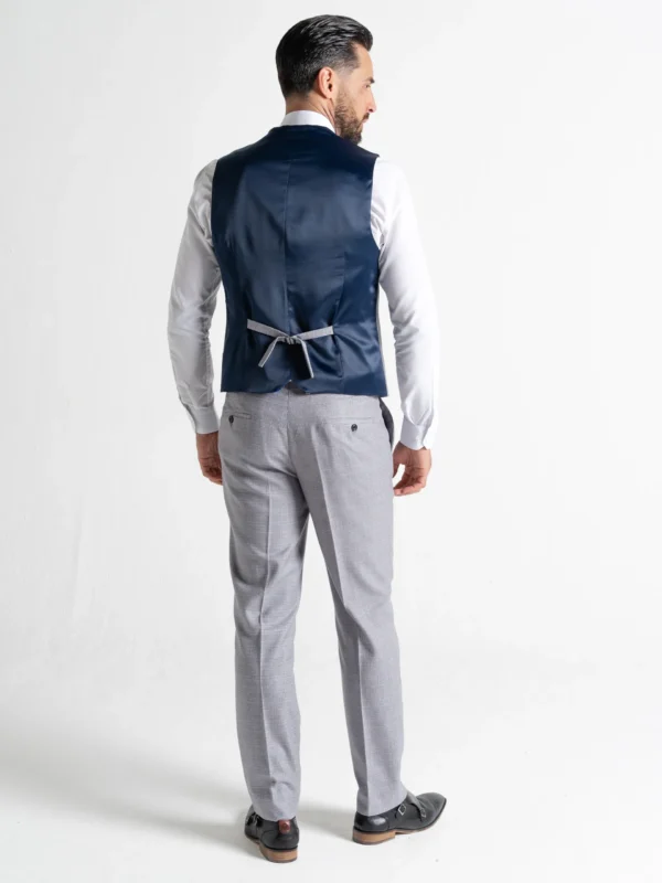 Charles - Soft Tweed Light Grey Three Piece Suit 19 Charles - Soft Tweed Light Grey Three Piece Suit