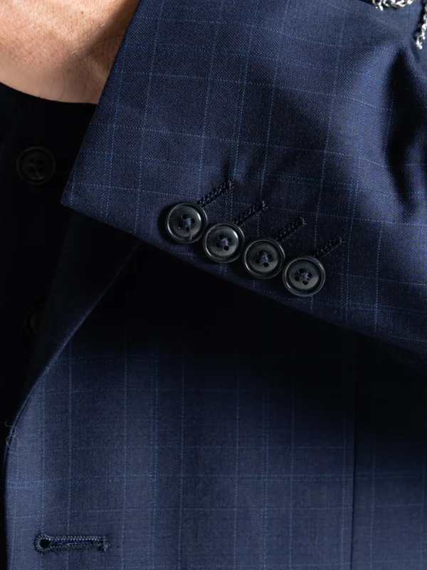 Chelsea - Deep Blue with Light Blue Checks