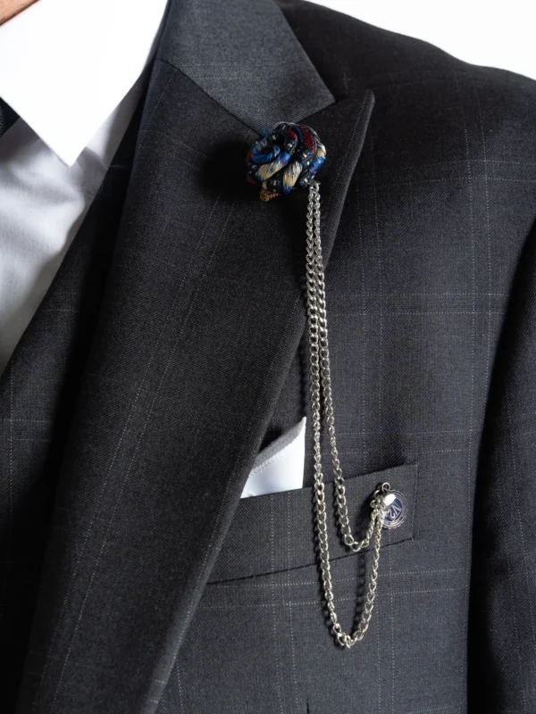 Chelsea - Charcoal with Light Grey Checks 17 Chelsea - Charcoal with Light Grey Checks