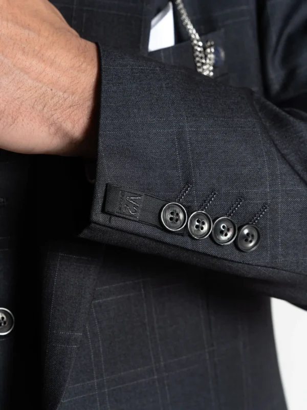 Chelsea - Charcoal with Light Grey Checks 18 Chelsea - Charcoal with Light Grey Checks