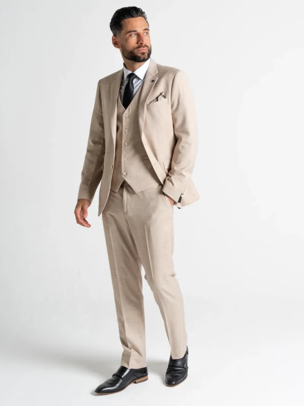 Edward - Beige Three Piece Suit 11 Edward - Beige Three Piece Suit