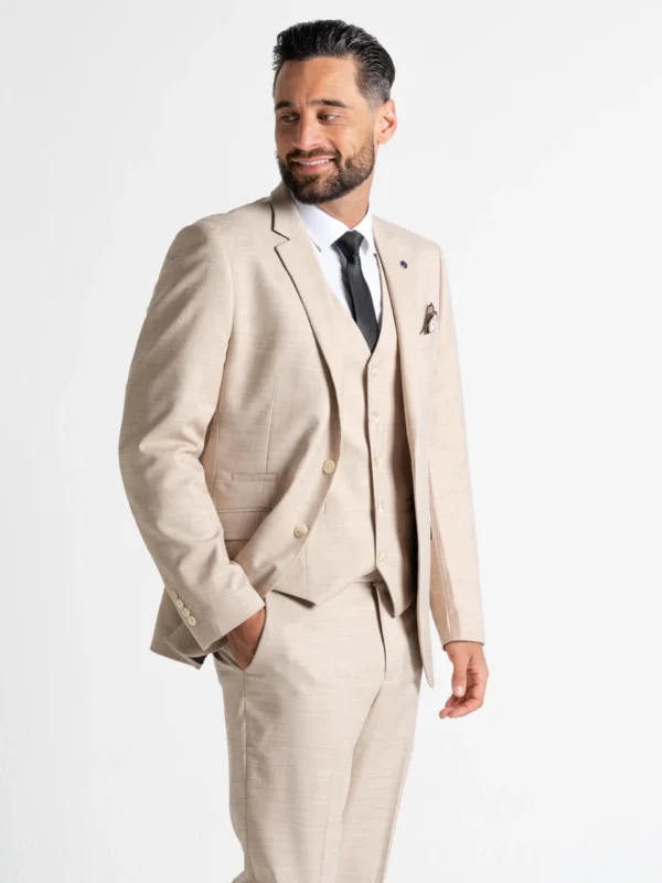 Edward - Beige Three Piece Suit 12 Edward - Beige Three Piece Suit