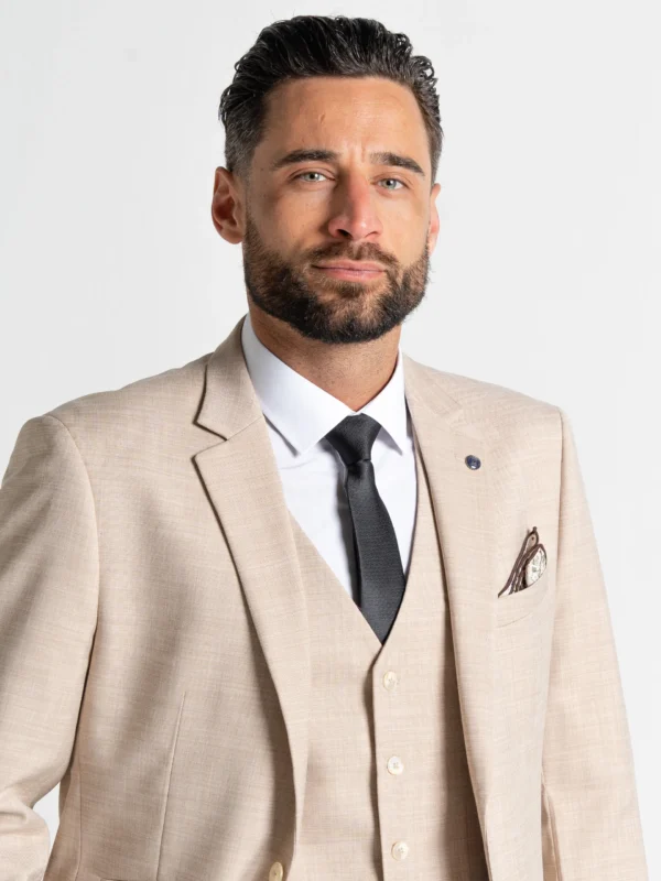 Edward - Beige Three Piece Suit 13 Edward - Beige Three Piece Suit
