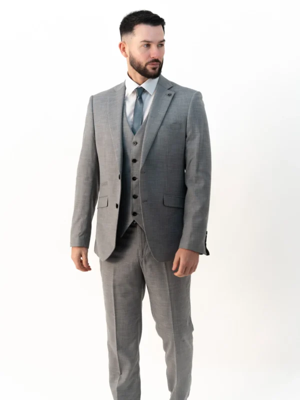 Edward - Silver Three Piece Suit 9 Edward - Silver Three Piece Suit