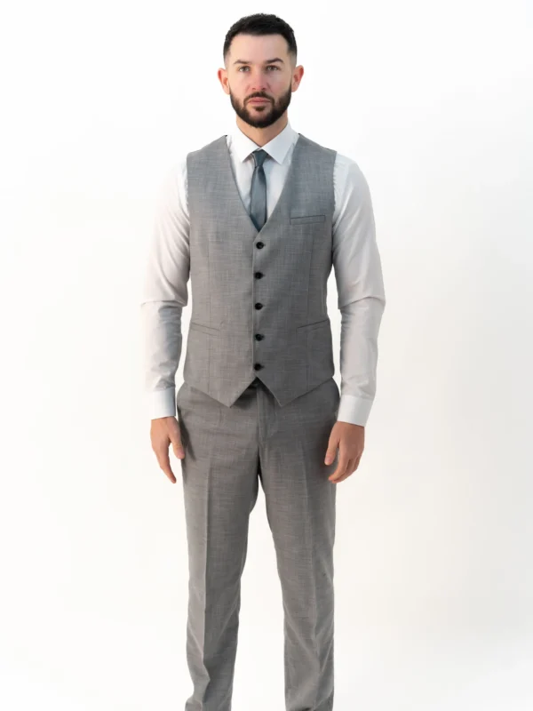 Edward - Silver Three Piece Suit 10 Edward - Silver Three Piece Suit