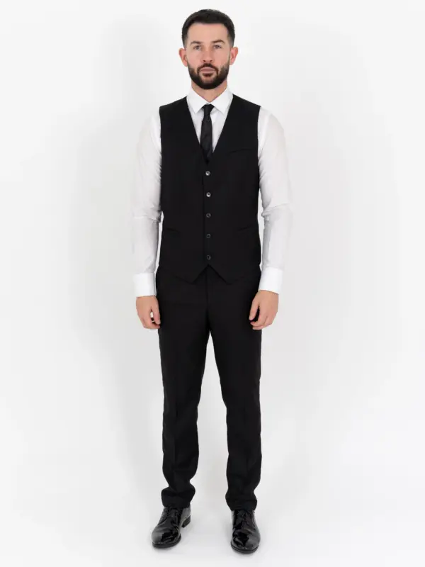Henry - Black Three Piece Suit