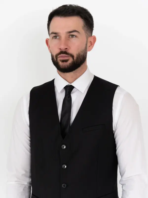 Henry - Black Three Piece Suit