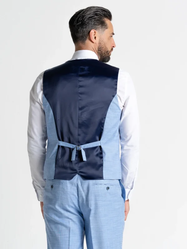 Henry - Azure Blue Three Piece Suit 20 Henry - Azure Blue Three Piece Suit