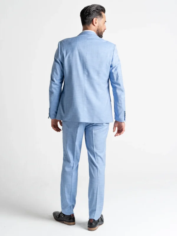 Henry - Azure Blue Three Piece Suit 14 Henry - Azure Blue Three Piece Suit