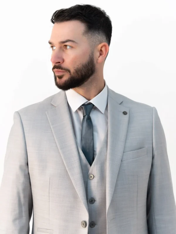 Henry - Light Grey Three Piece Suit 15 Henry - Light Grey Three Piece Suit