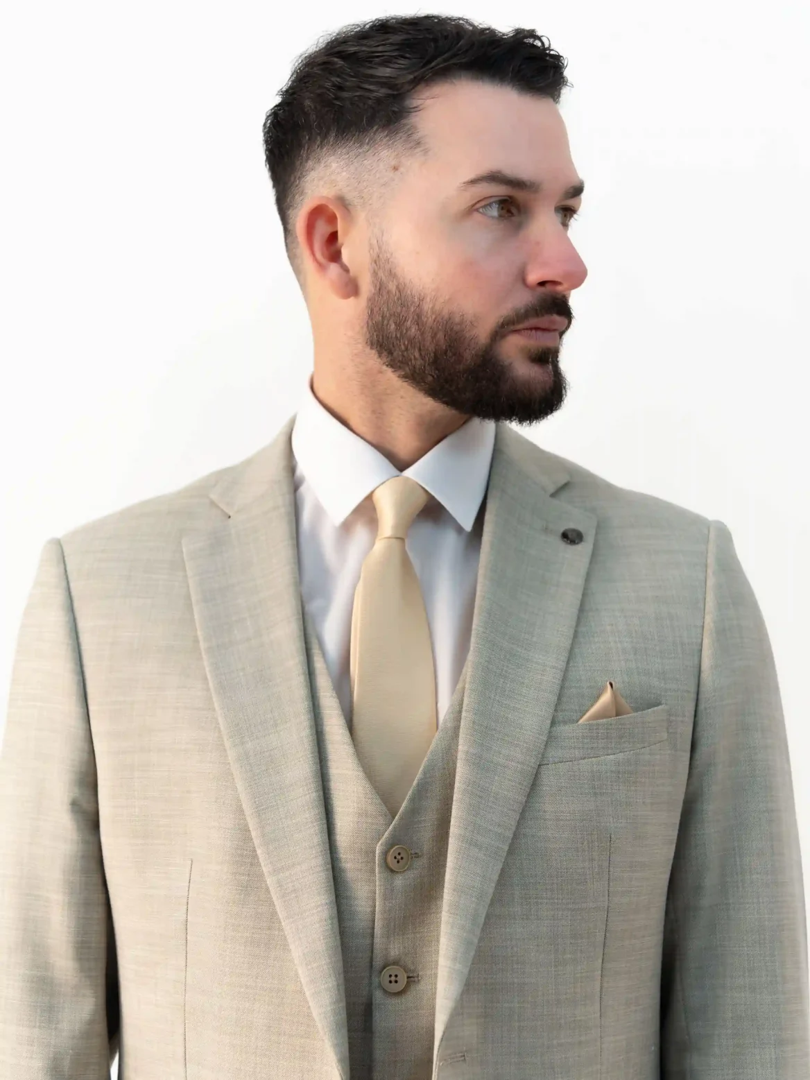 Henry - Pistachio Three Piece Suit - Image 2
