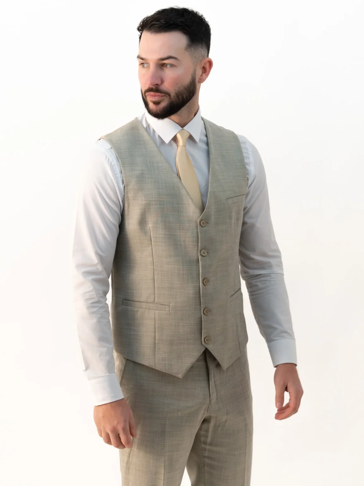 Henry - Pistachio Three Piece Suit - Image 8
