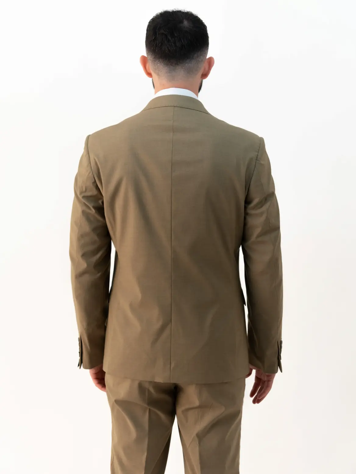 Issa - Olive Double Breasted Two Piece Suit - Image 4