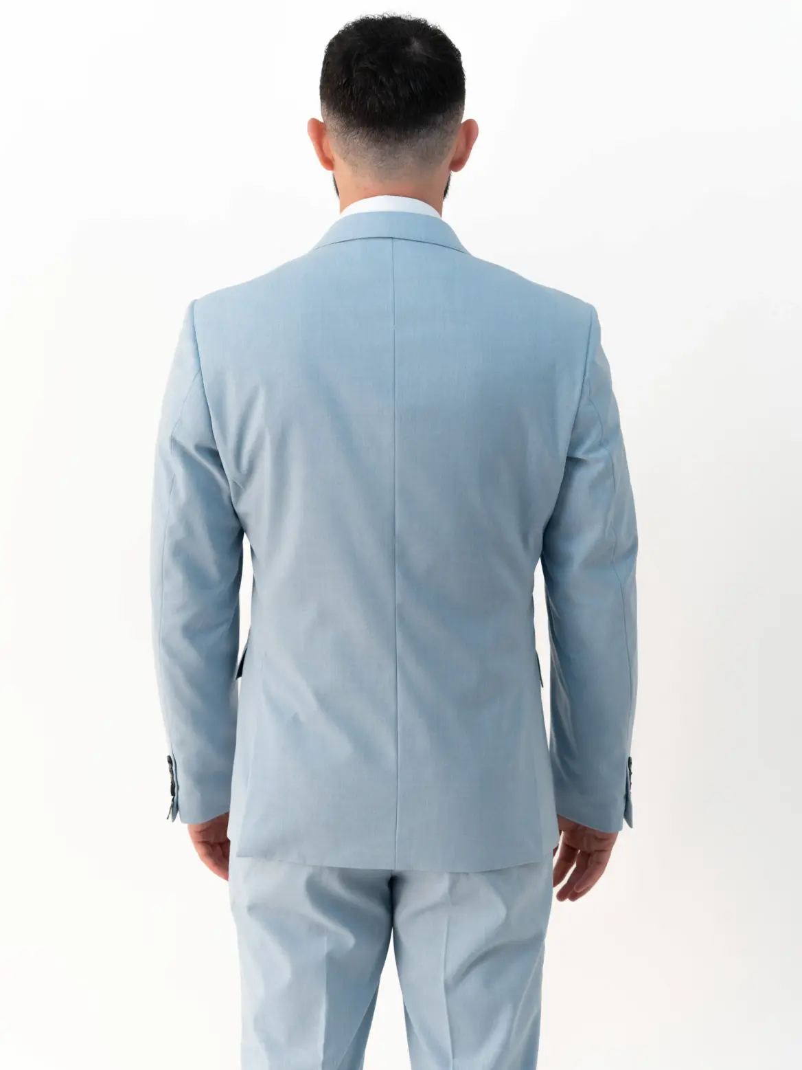 Issa - Sky Double Breasted Two Piece Suit - Image 4