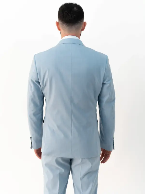 Issa - Sky Double Breasted Two Piece Suit