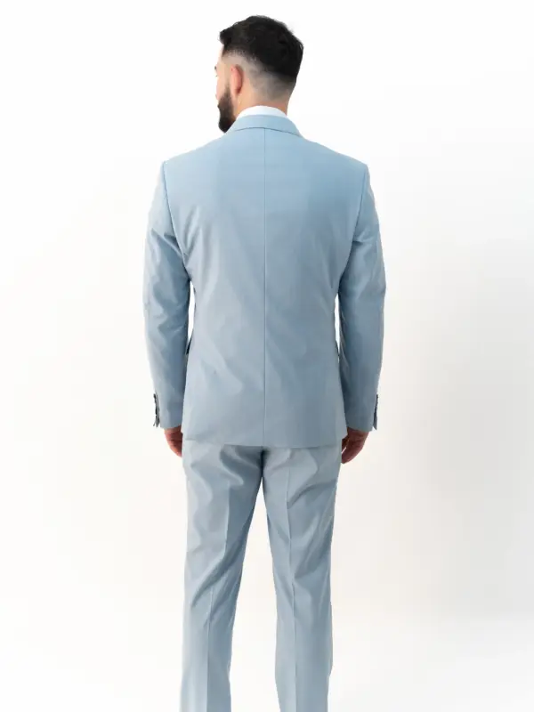Issa - Sky Double Breasted Two Piece Suit