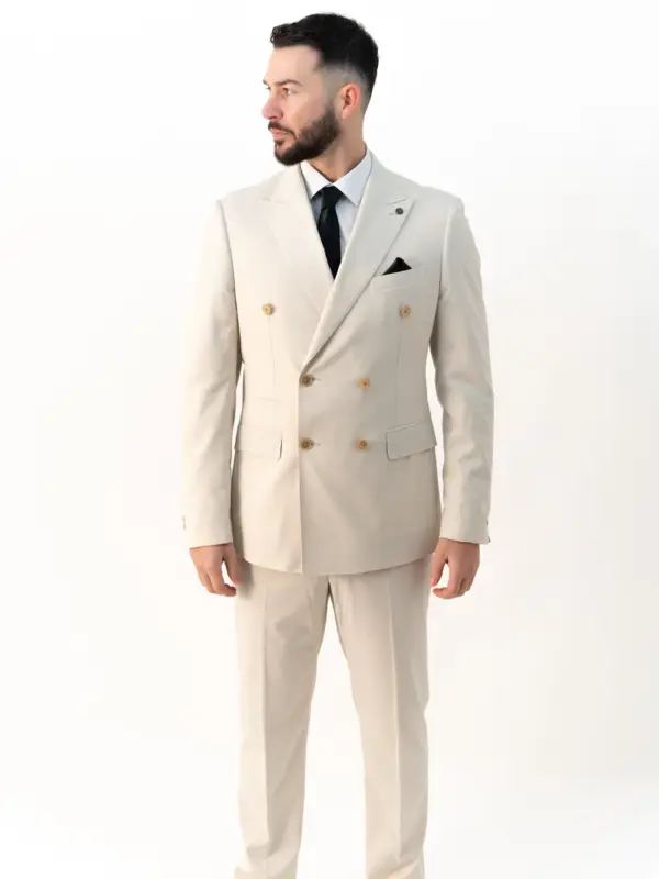 Issa - Vanilla Double Breasted Two Piece Suit 6 Issa - Vanilla Double Breasted Two Piece Suit