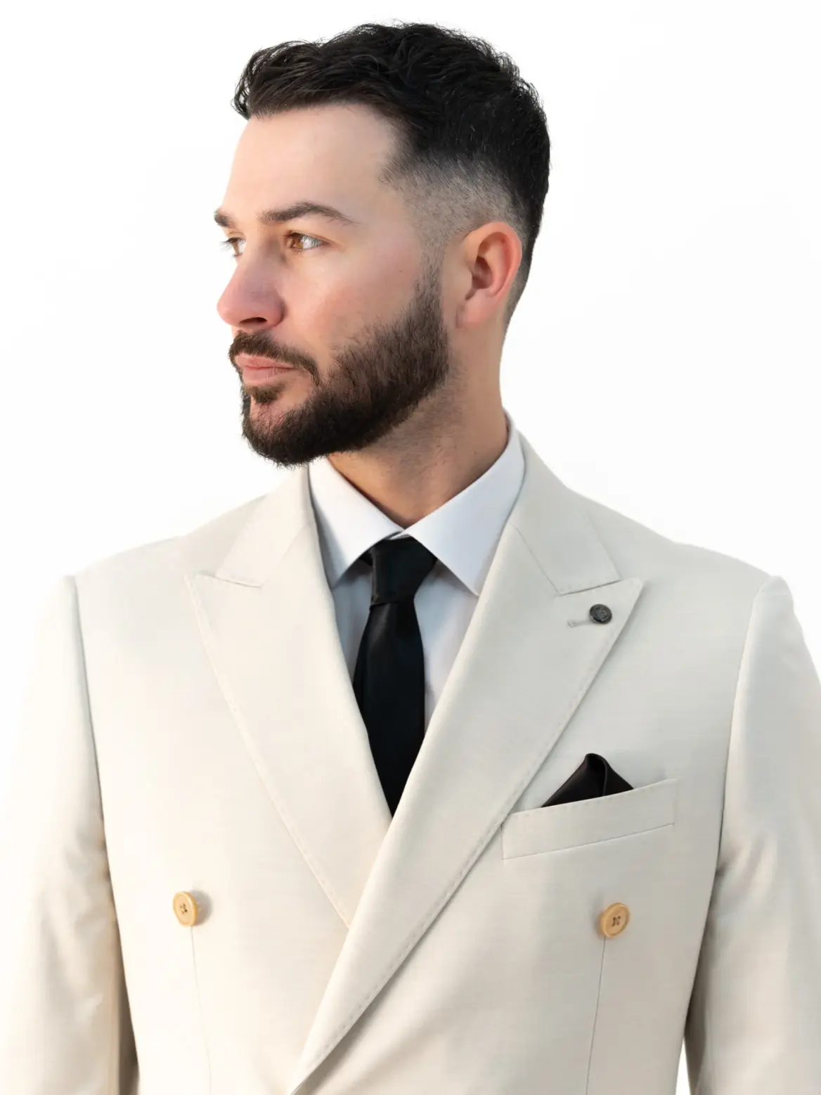 Issa - Vanilla Double Breasted Two Piece Suit - Image 3