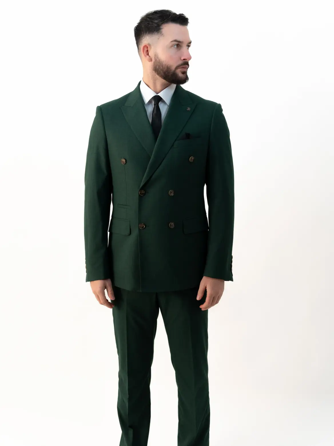 Issa - Emerald Double Breasted Two Piece Suit