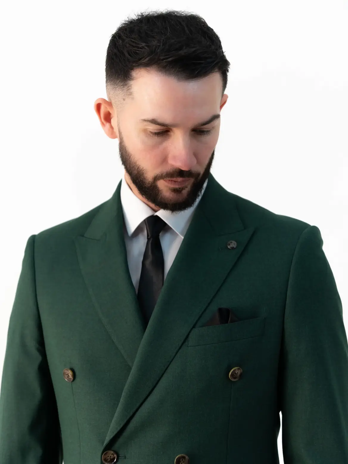 Issa - Emerald Double Breasted Two Piece Suit - Image 3