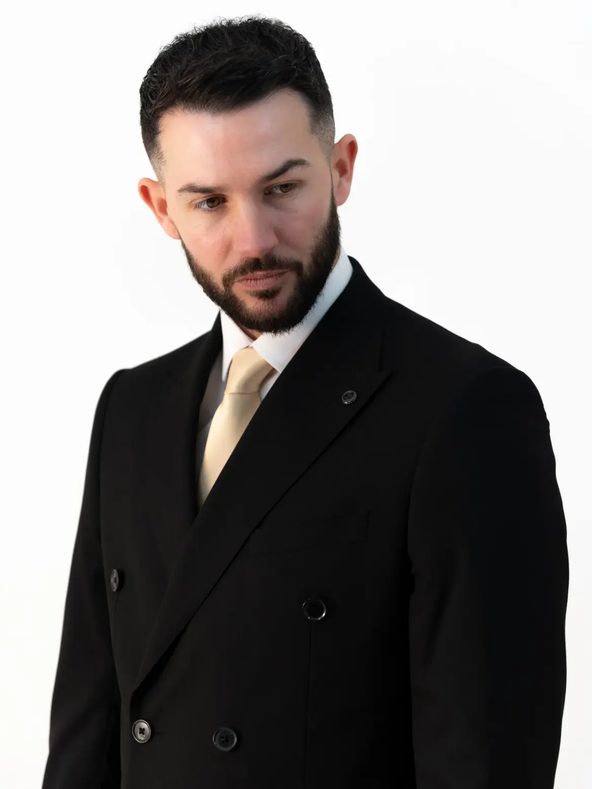 Issa - Black Double Breasted Two Piece Suit - Image 2