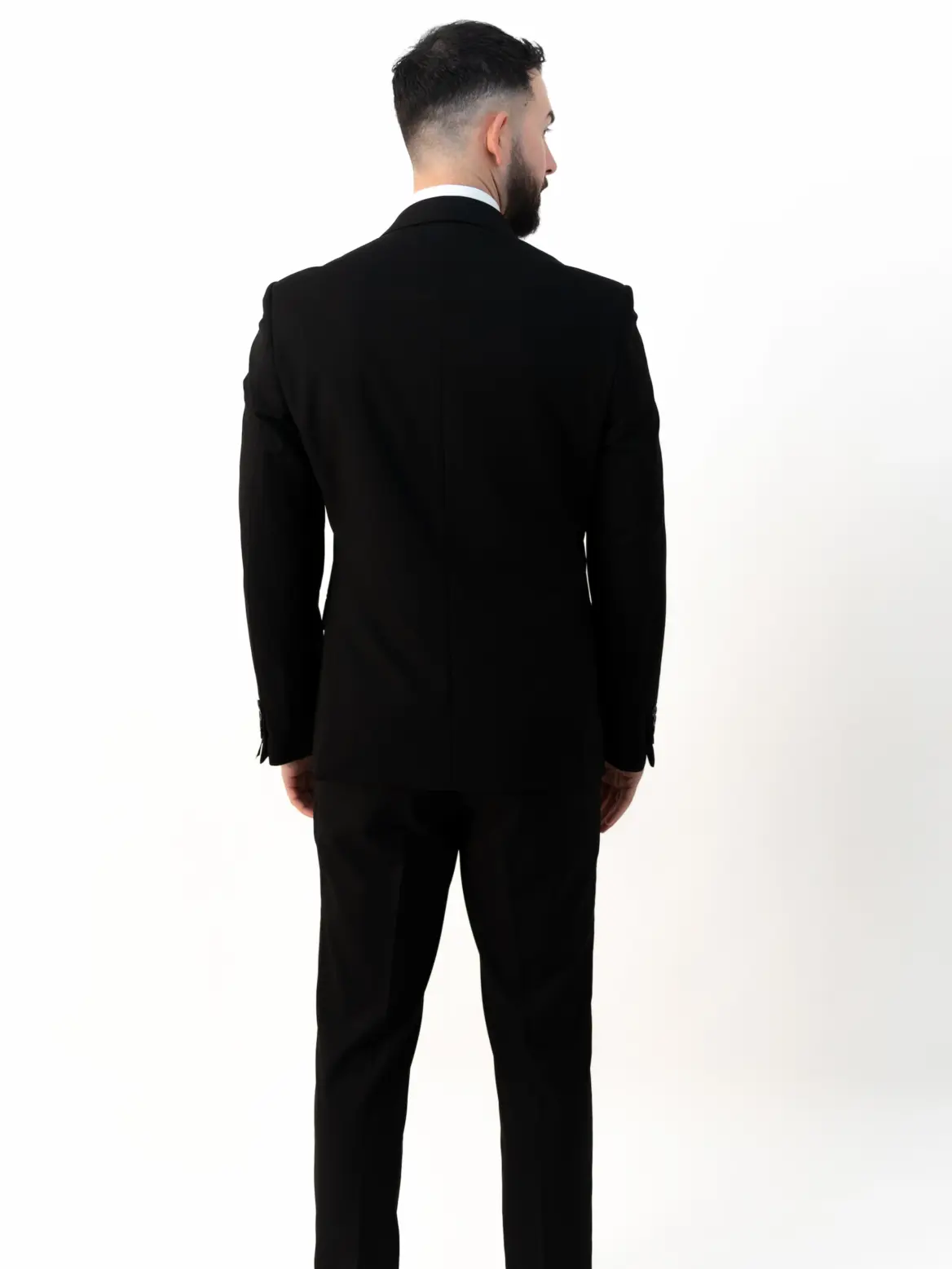 Issa - Black Double Breasted Two Piece Suit - Image 4