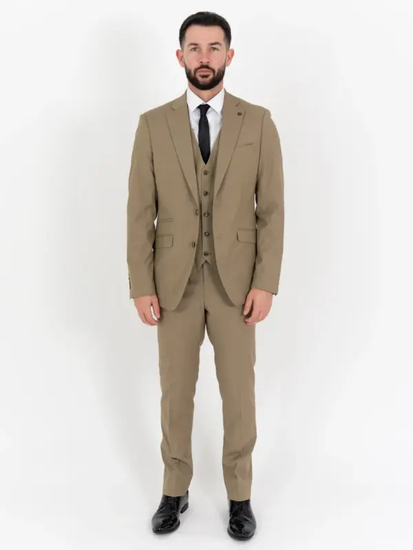 Jasper - Olive Three Piece Suit