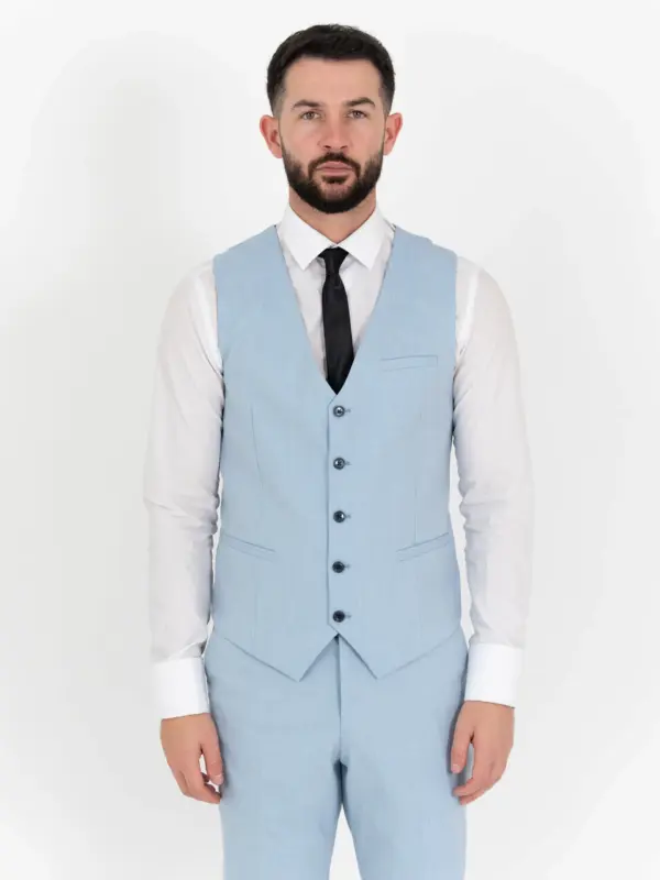 Jasper - Sky Three Piece Suit