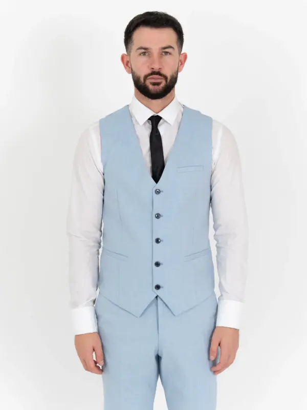 Jasper - Sky Three Piece Suit