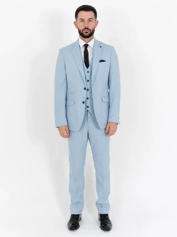 Jasper - Sky Three Piece Suit