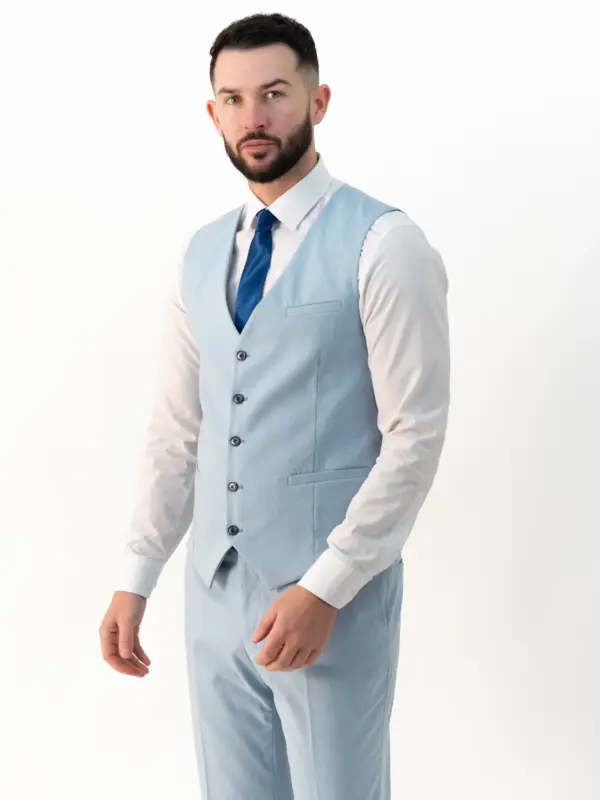 Jasper - Sky Three Piece Suit