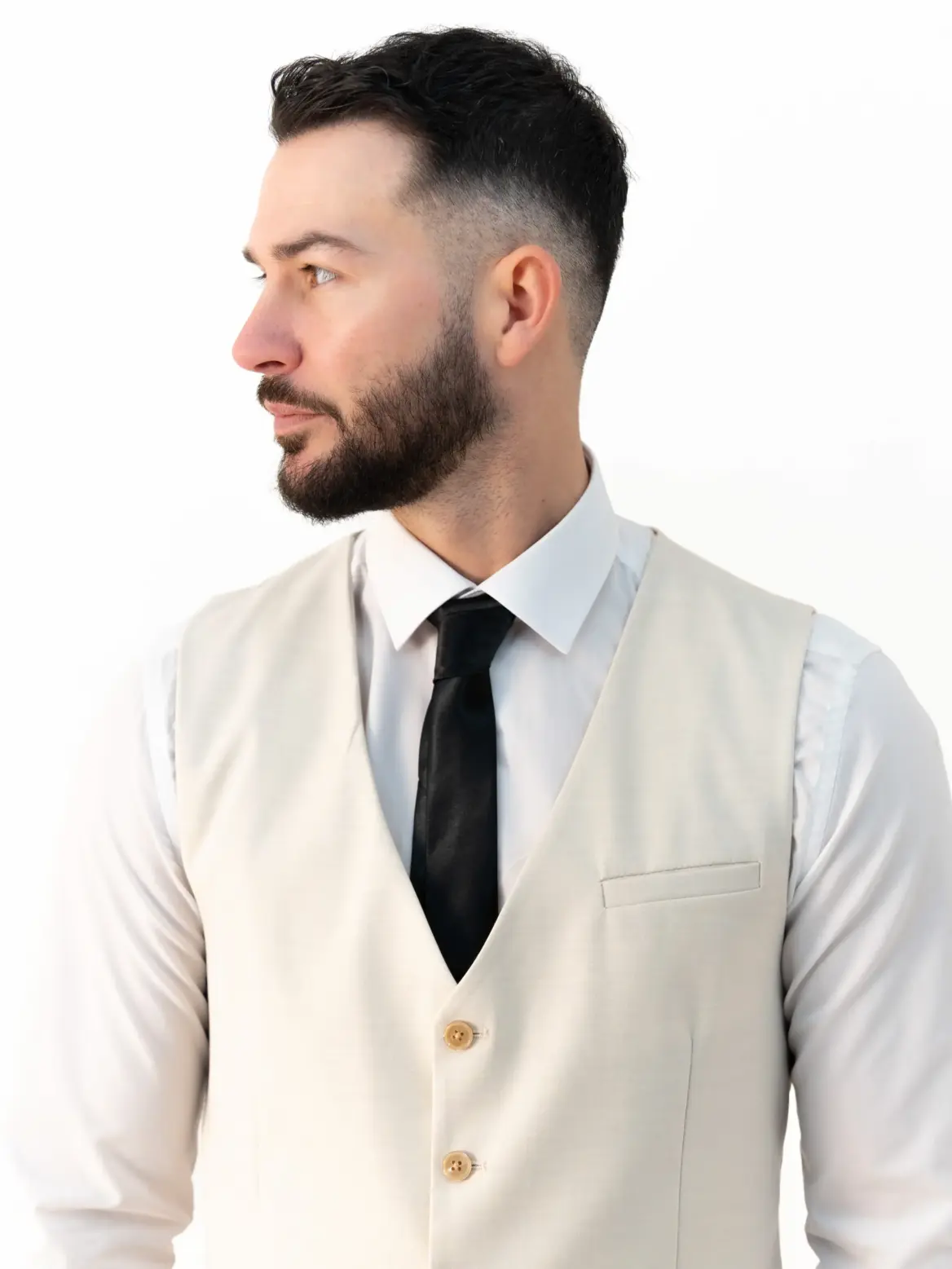 Jasper - Vanilla Three Piece Suit - Image 4