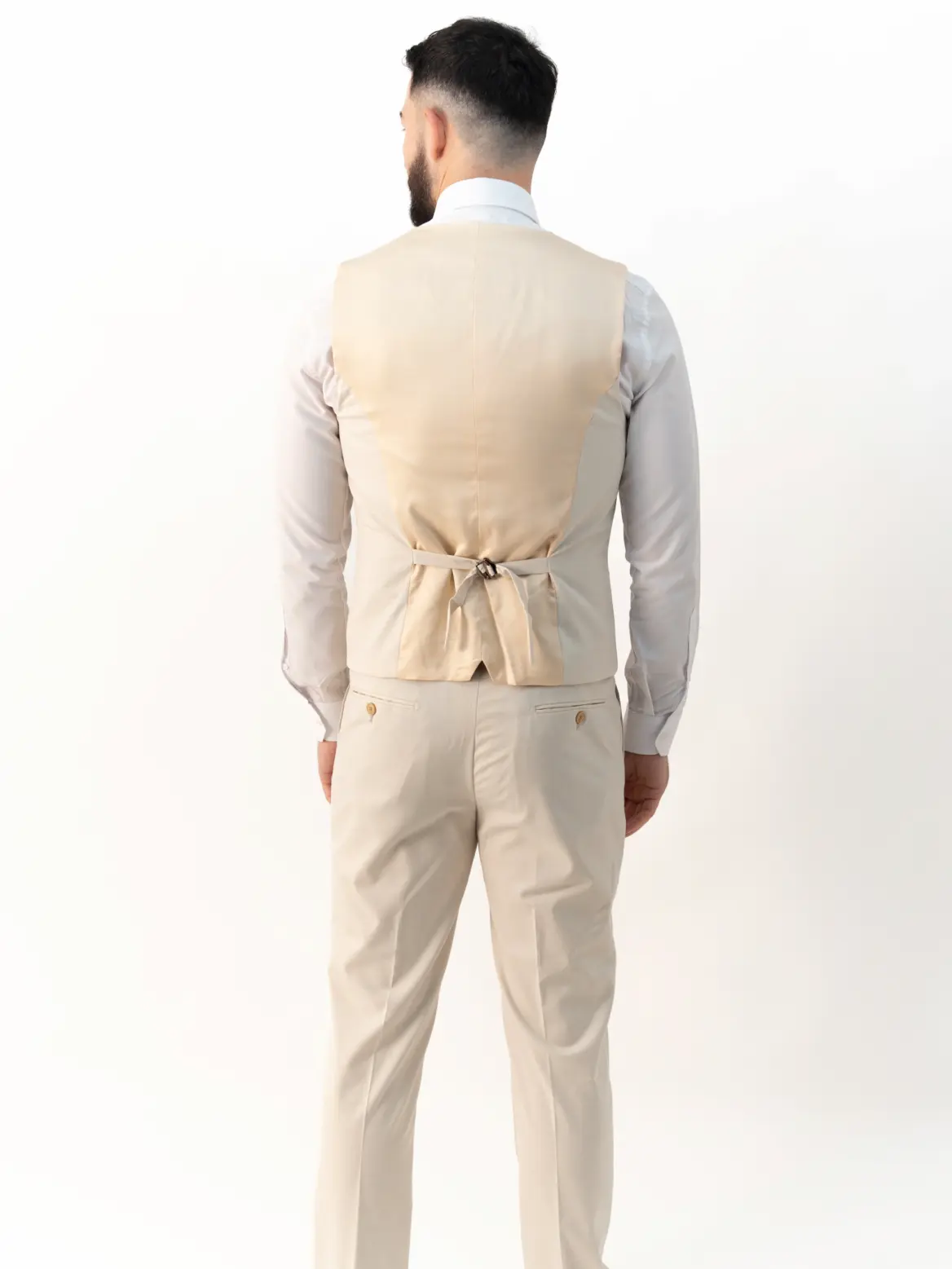 Jasper - Vanilla Three Piece Suit - Image 3