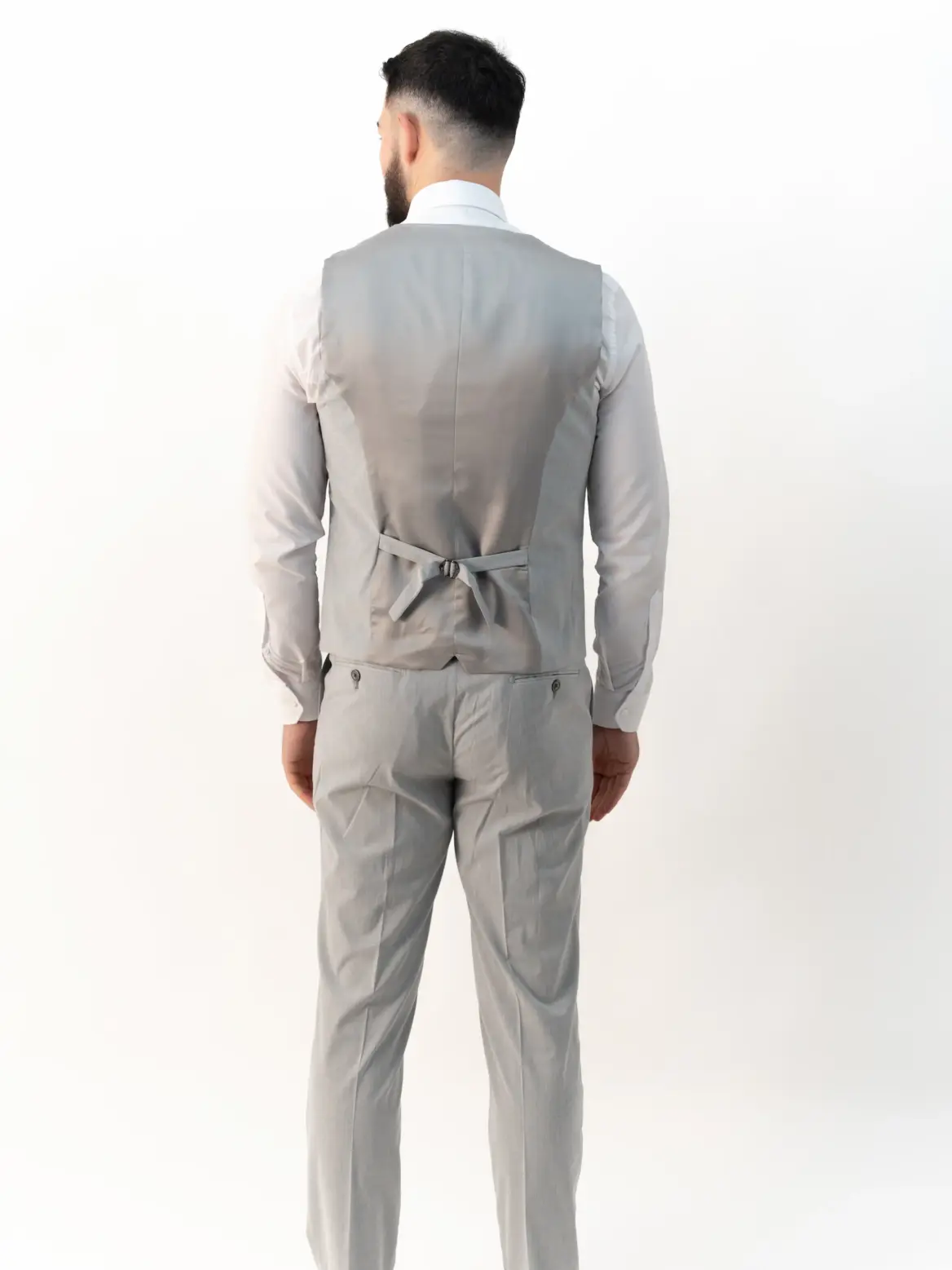 Jasper - Silver Three Piece Suit - Image 5