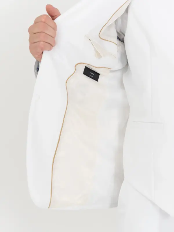 Jude - white three piece suit
