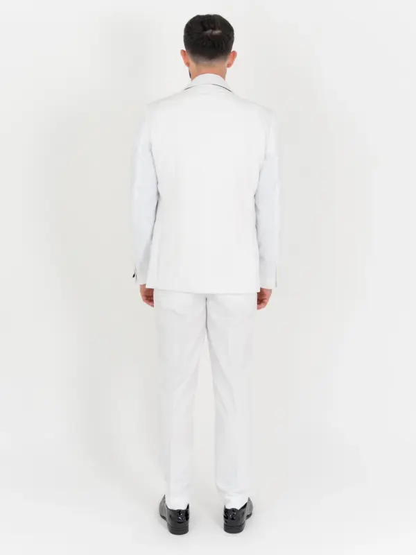 Jude - white three piece suit