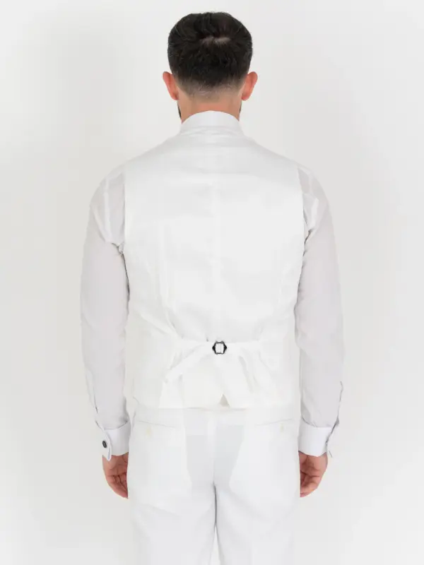 Jude - white three piece suit