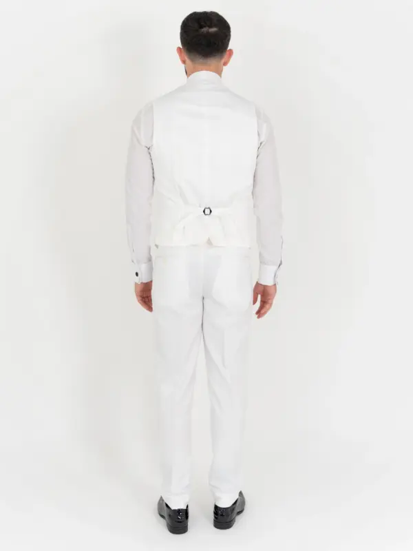 Jude - white three piece suit