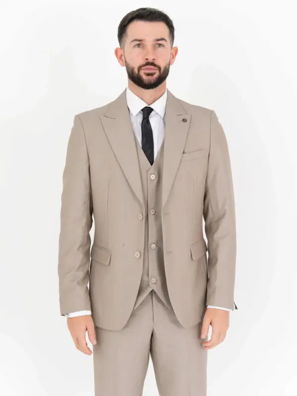 Jude - coffee three piece suit