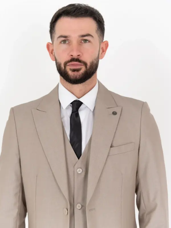 Jude - coffee three piece suit