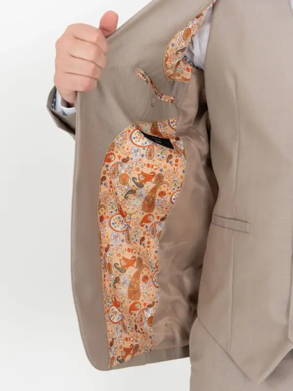 Jude - coffee three piece suit