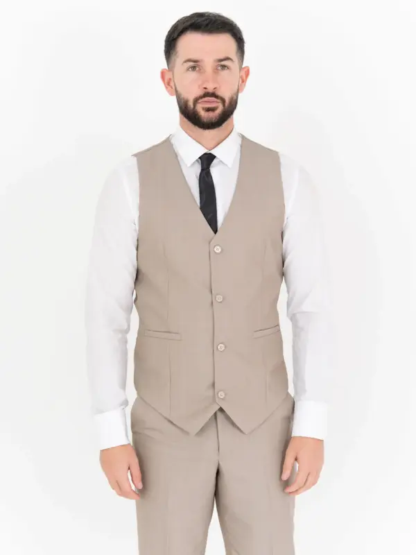 Jude - coffee three piece suit