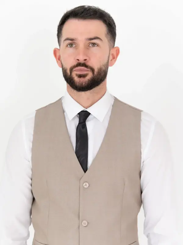 Jude - coffee three piece suit