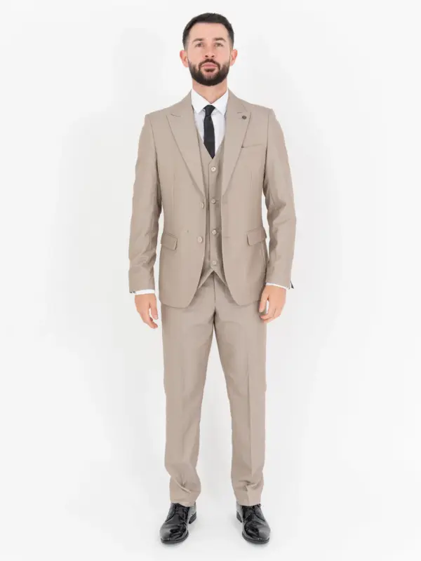 Jude - coffee three piece suit