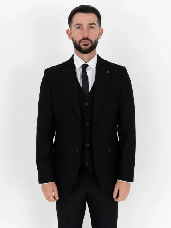 Jude - Black Three Piece Suit 15 Jude - black three piece suit