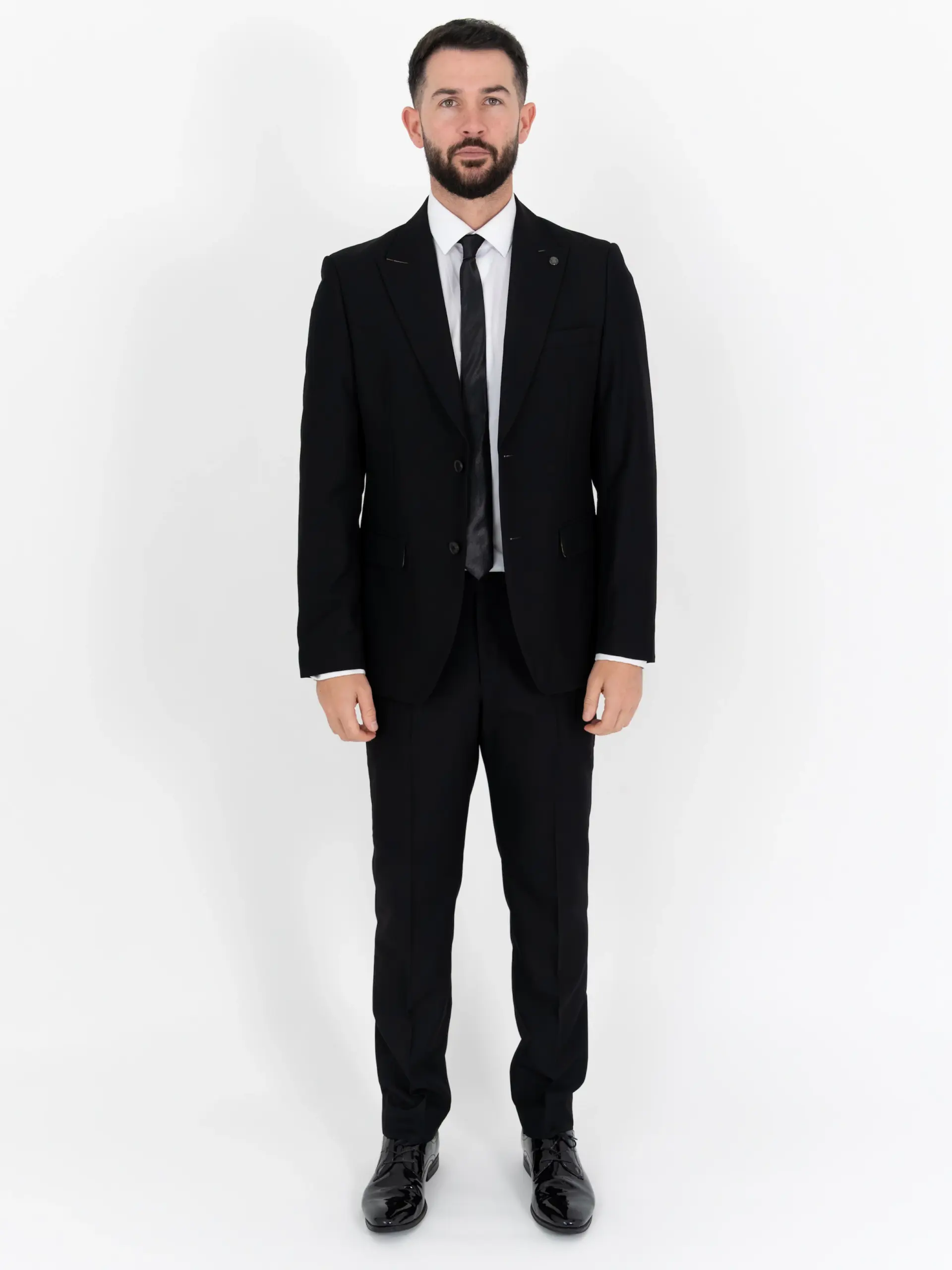 Jude - Black Three Piece Suit 2 Jude - black three piece suit - image 2