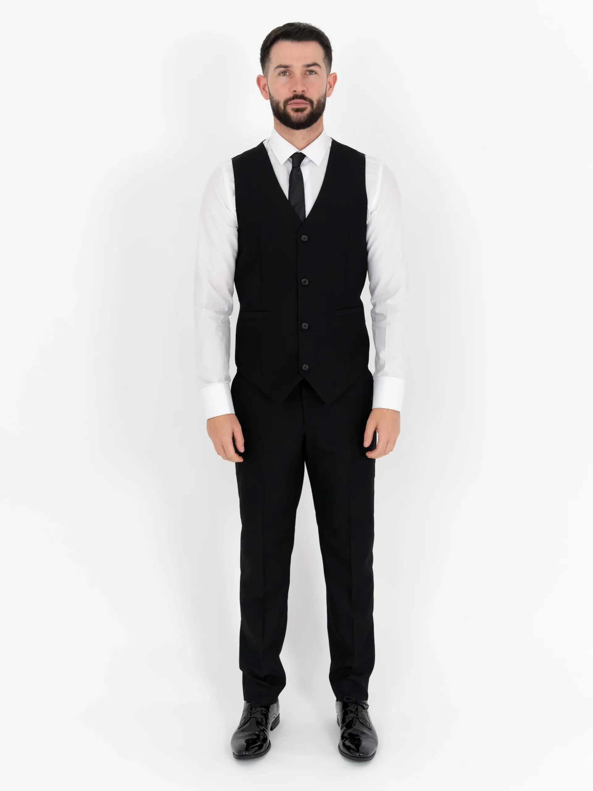 Jude - Black Three Piece Suit 8 Jude - black three piece suit - image 8